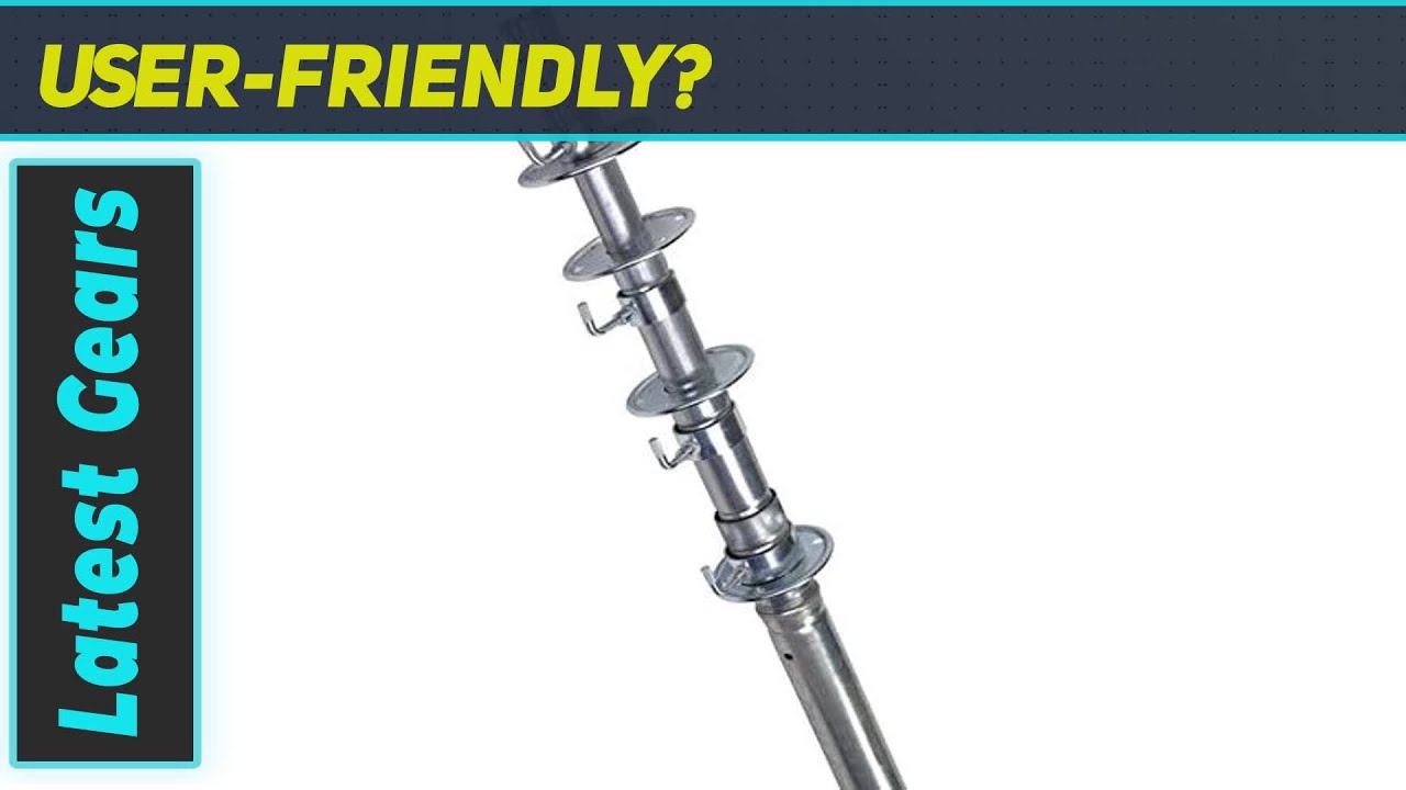 Easy Up 27' 7'' Telescoping Mast - TV WiFi HAM Antenna Pole for Ultimate Height!