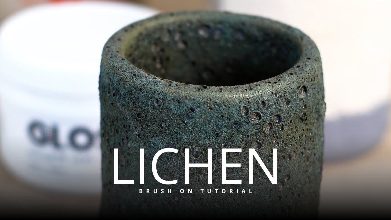 Lichen Glaze Tutorial:  Textured Lava Glaze