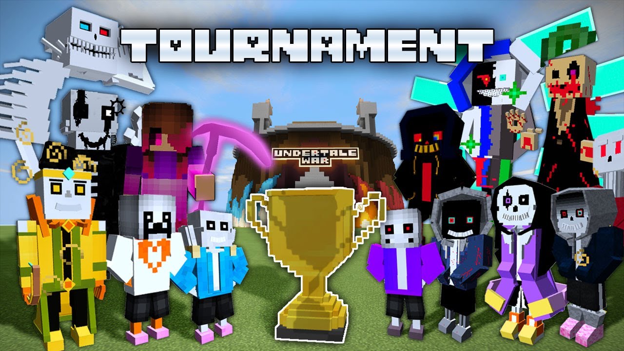 MINECRAFT 300K TOURNAMENT! | UNDERTALE WAR (WHO WILL PREVAIL?)