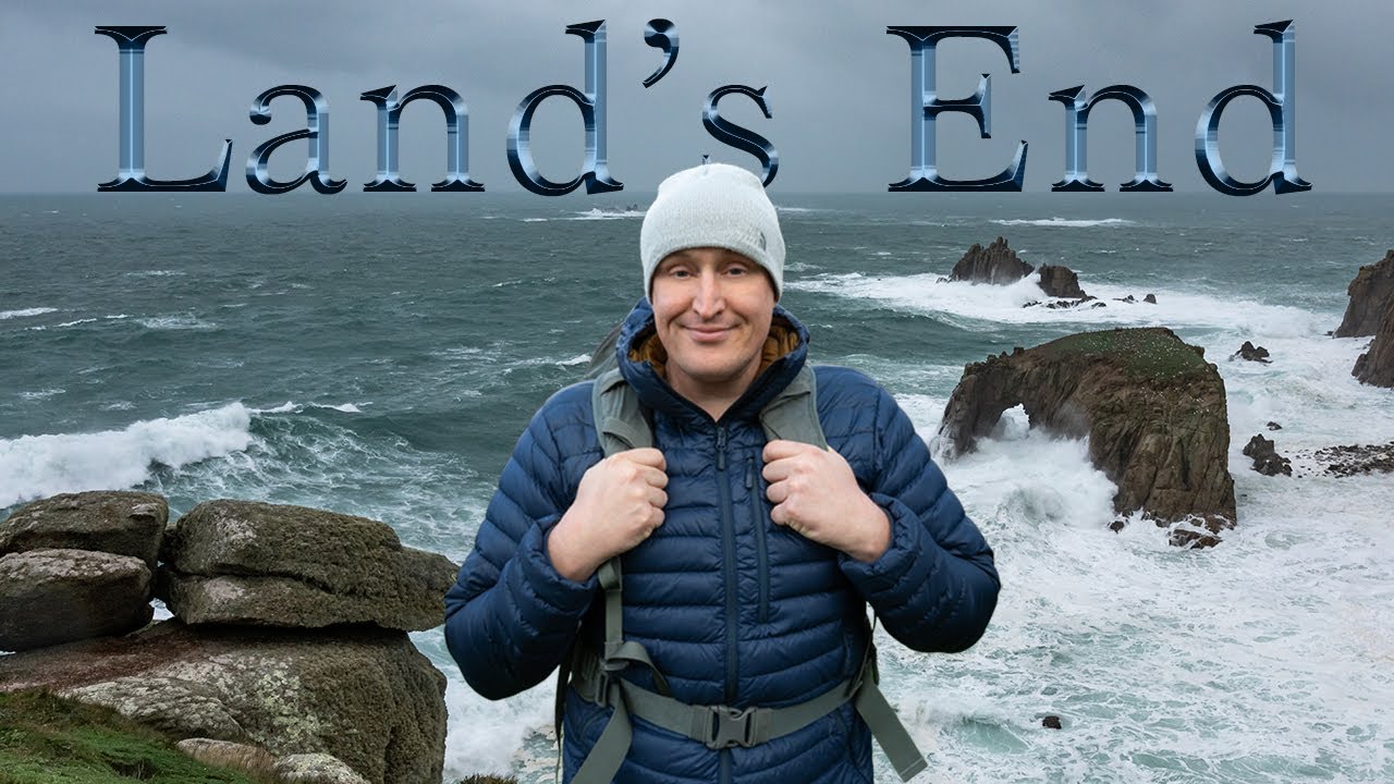 SURVIVING THE STORM, shooting epic photos at Land's End, Cornwall