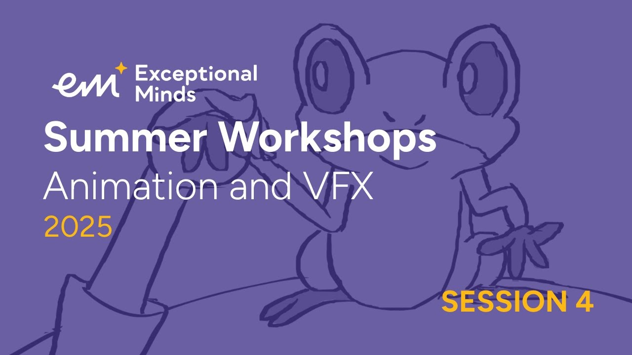 Summer Workshops (session 4): student animation, VFX, sound design