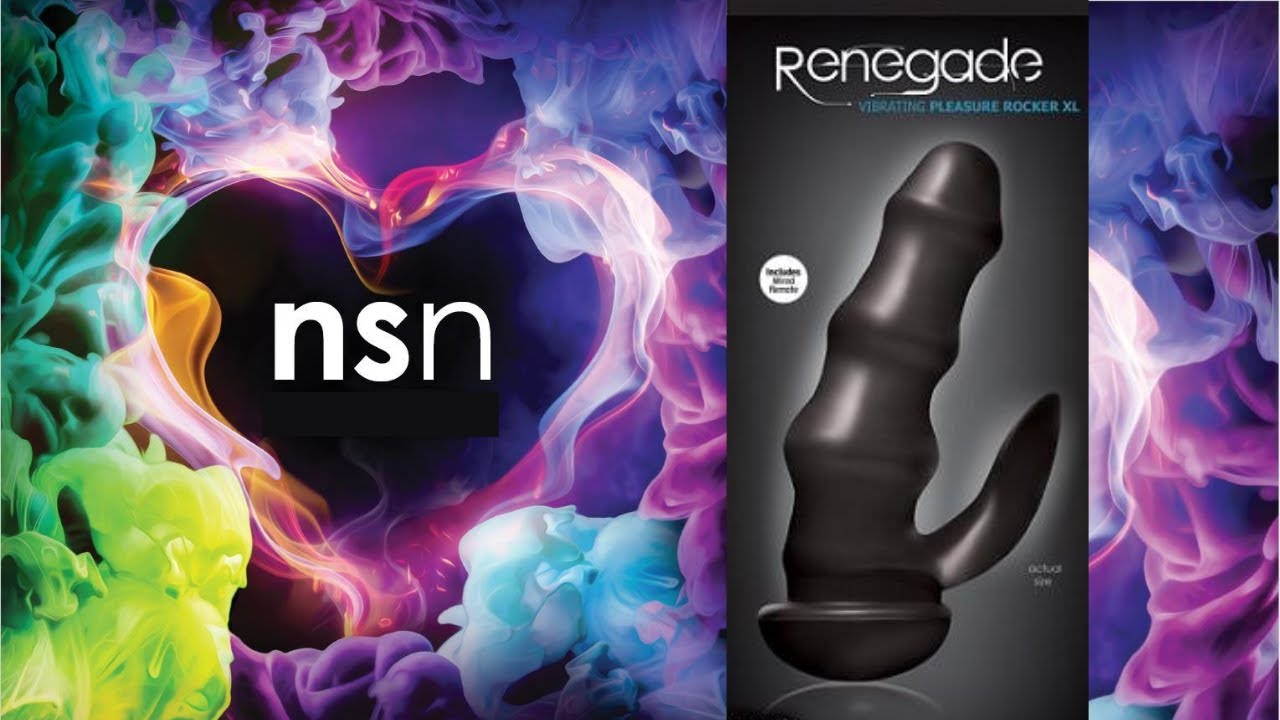 Вибростимулятор простаты перезаряжаемый Renegade Mans Pleasure Rocker XL черный NS Novelties