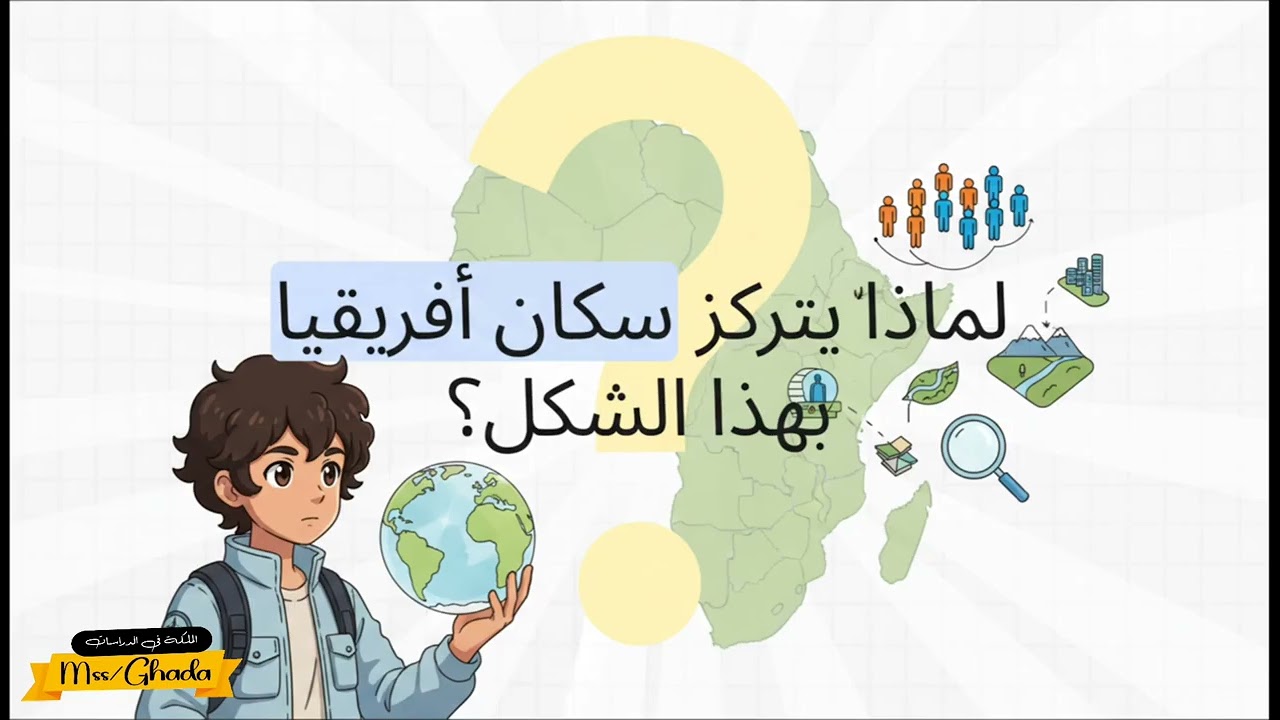 شرح الدرس الأول | نمو وتوزيع السكان فى قارة افريقيا | دراسات اولى اعدادى الترم التانى 2026