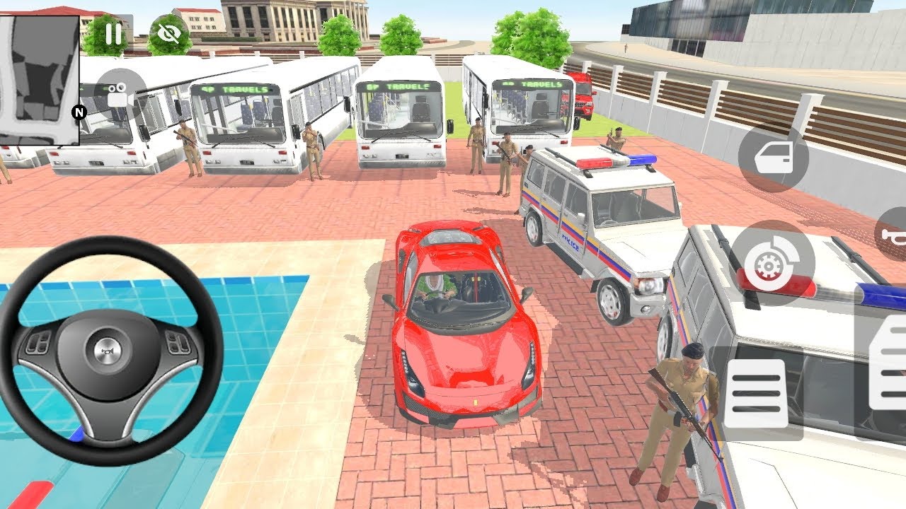 💥Modified Police Car 🚨 Gangster 💥Life in Indian Streets | 🔥Open WorldGame game for android #video 