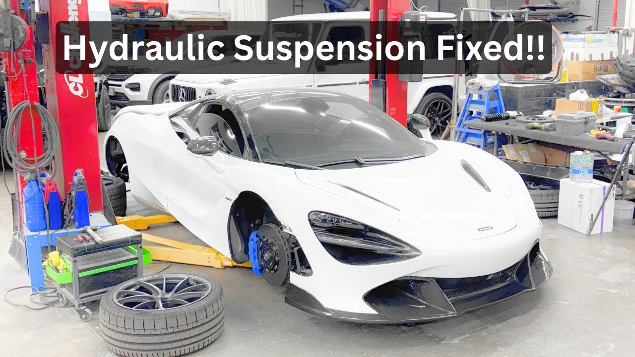 Mclaren 720s Bleeding Hydraulic Suspension - Rebuilding Final Episode!