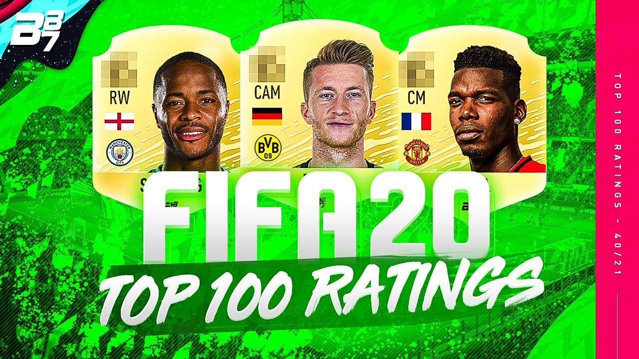 FIFA 20 | TOP 100 BEST PLAYERS RATING PREDICTION! | 40-21