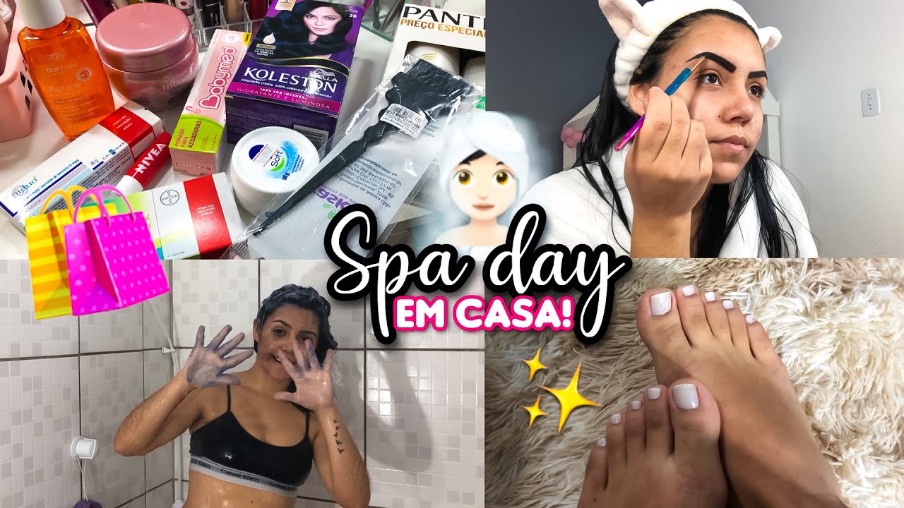 COMPRINHAS DE FARMÁCIA + SPA DAY COMPLETO NA QUARENTENA 😱