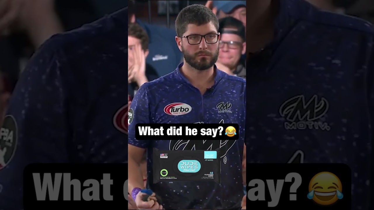What did he say about Dude Wipes?? 😂 #PBA #bowling #FOXSports