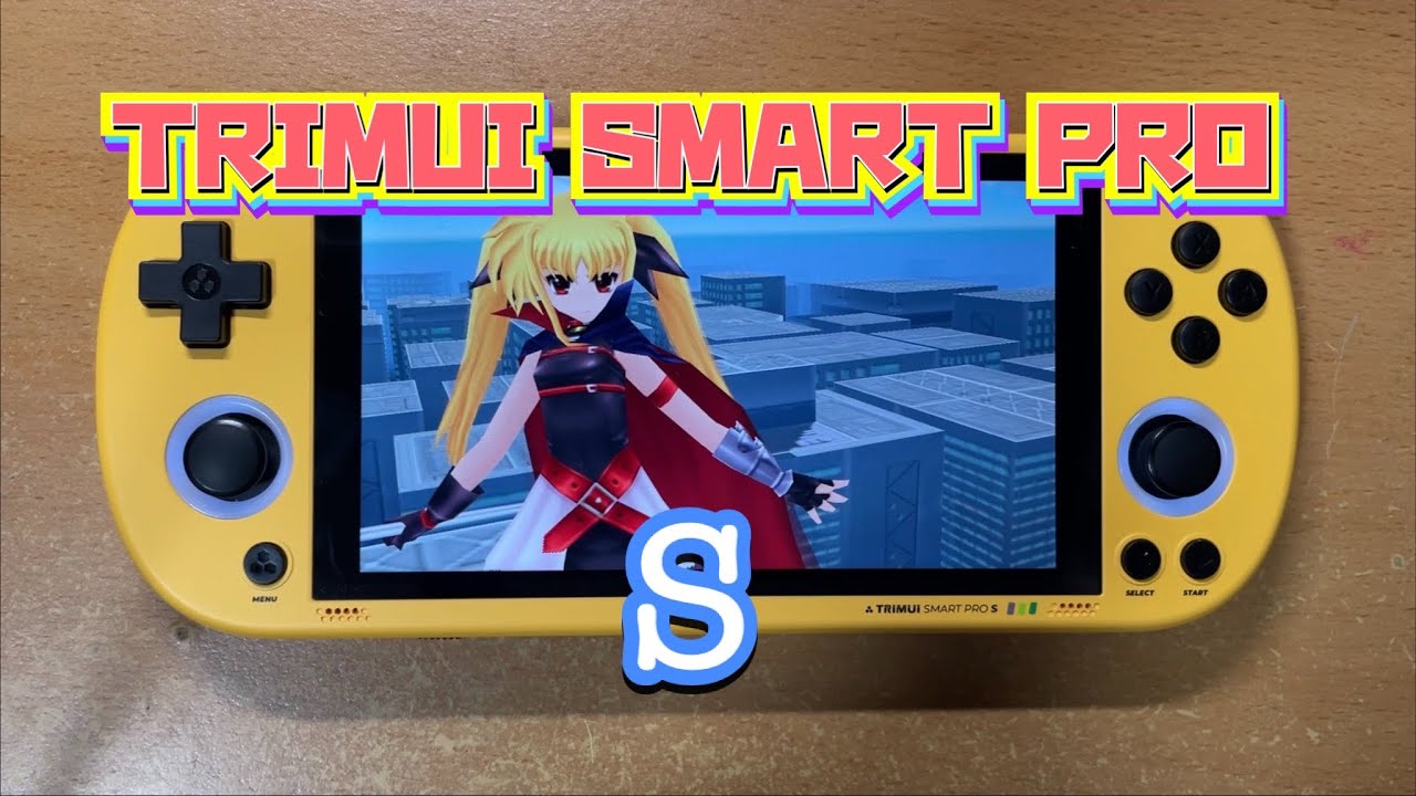 TRIMUI SMART PRO Sはこういうものです。【ゲーム機】 #TRIMUI #TRIMUISMARTPRO #handheld