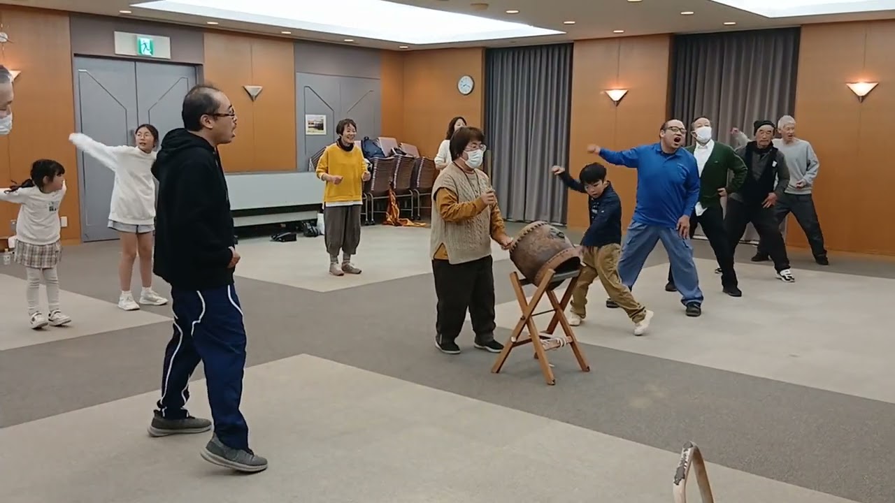 2026年3月５日　あかね空練習(会場アト祭りへむけて)　はだか音頭　ゆめトピア長船にて　YUIさん撮影