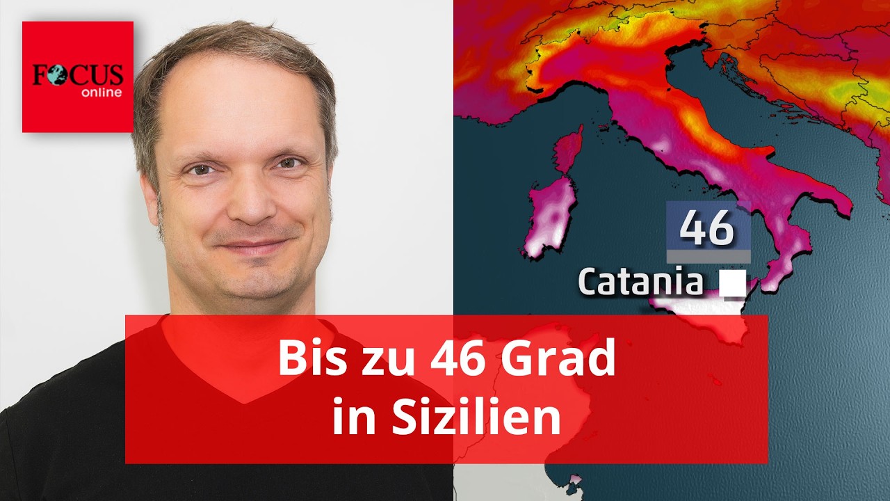 Bis zu 46 Grad: Sizilien &auml;chzt unter extremer Hitzewelle