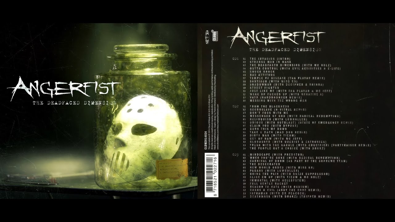 Angerfist &ndash; The Deadfaced Dimension (2014)