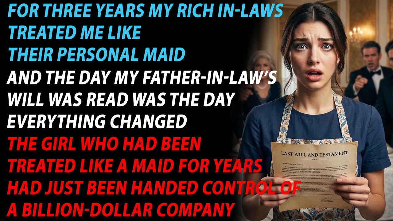 My Rich Family Treated Me Like a Maid… Until the Founder Left Me the Company