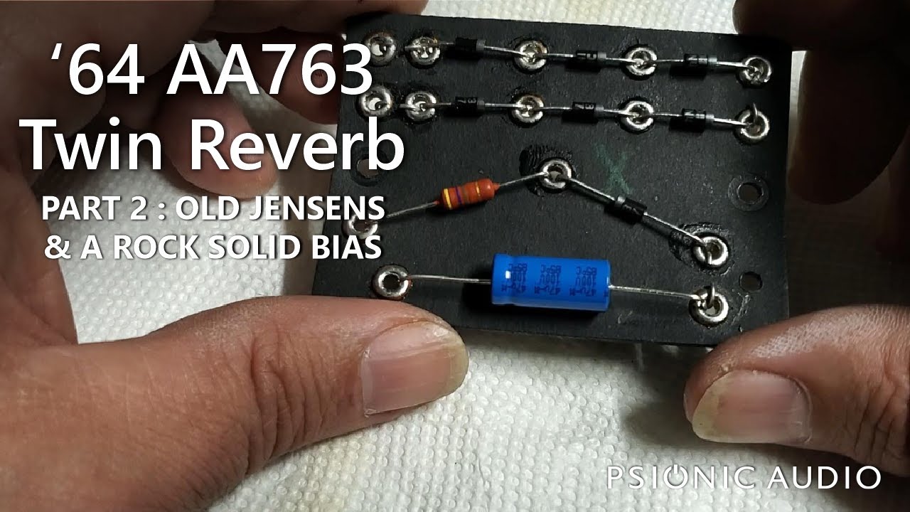 '64 AA763 Twin Reverb | Part 2 : Old Jensens & a Rock Solid Bias