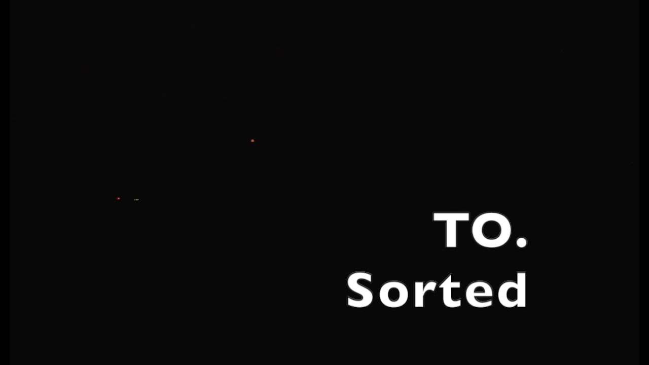 2025-2 화요콘서트 0주차 Sorted To