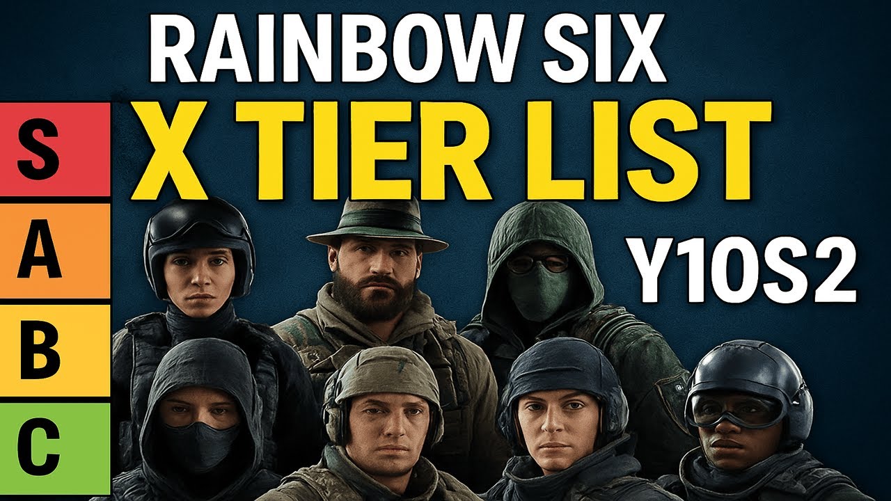 🔥 Rainbow Six X Tier List (Y10S2) | BEST Operators Ranked in 2025! [1 Year Special]