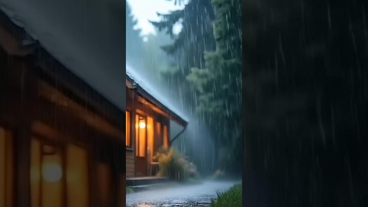 suara deras hujan mengguyur atap rumah membuat tidur lebih nyenyak 