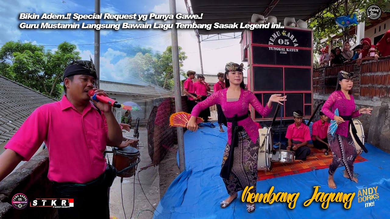 Bikin Adem.!! Special Request yg Punya Gawe - Guru Mustamin Bawain Tembang Sasak Kembang Jagung