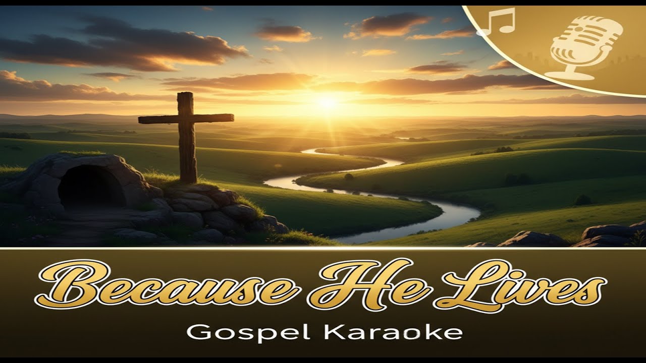 Because He Lives – Karaoke in English (Piano & Band, Sing Along + Lyrics)