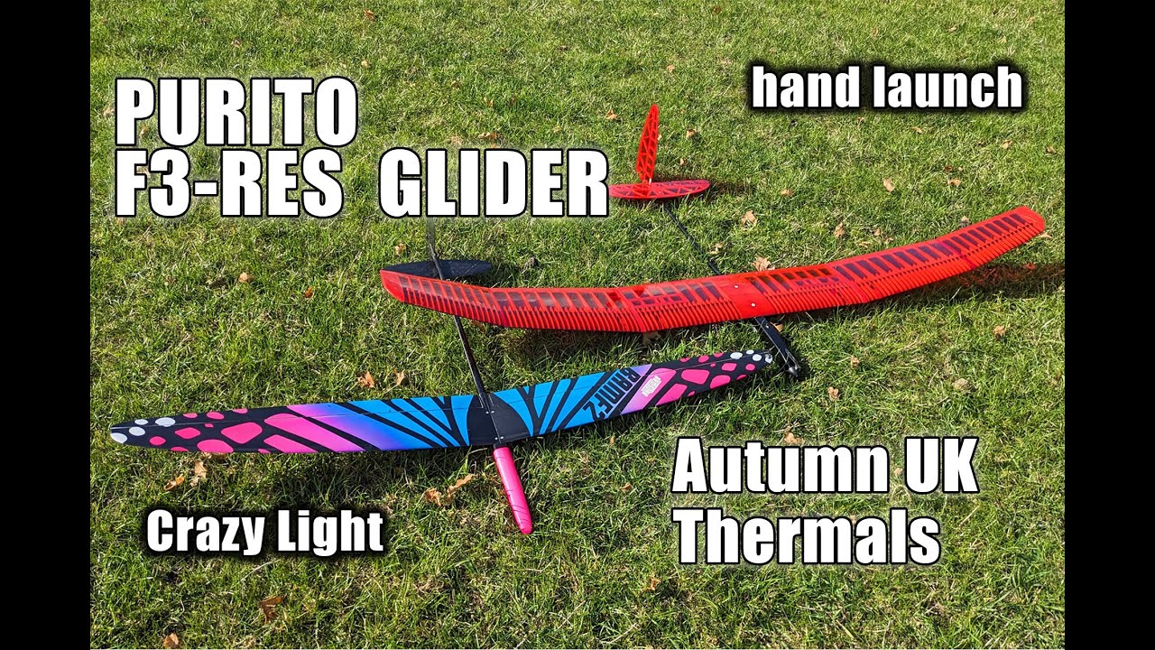 Purito F3 RES Glider - Hand Launch - Crazy light Autumn thermals
