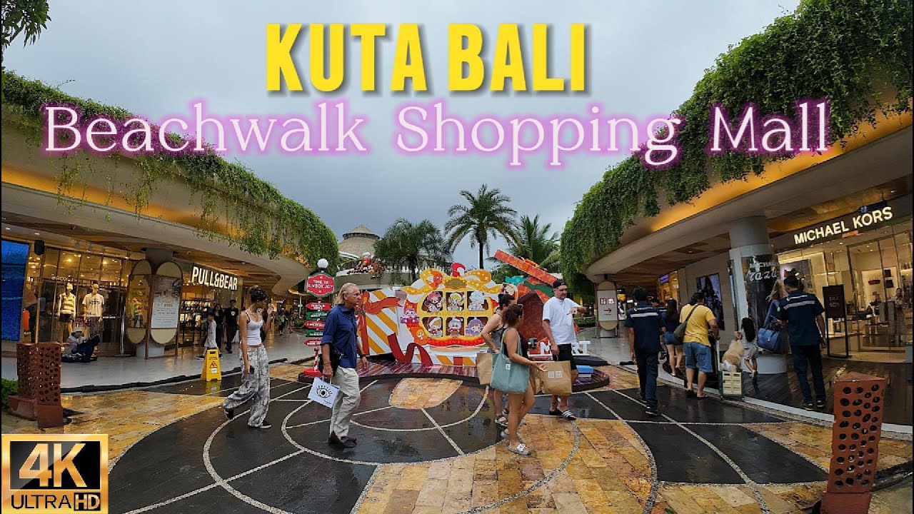 Beachwalk Shopping Mall Walking Tour | Exploring The Iconic Shopping Center in Kuta Bali