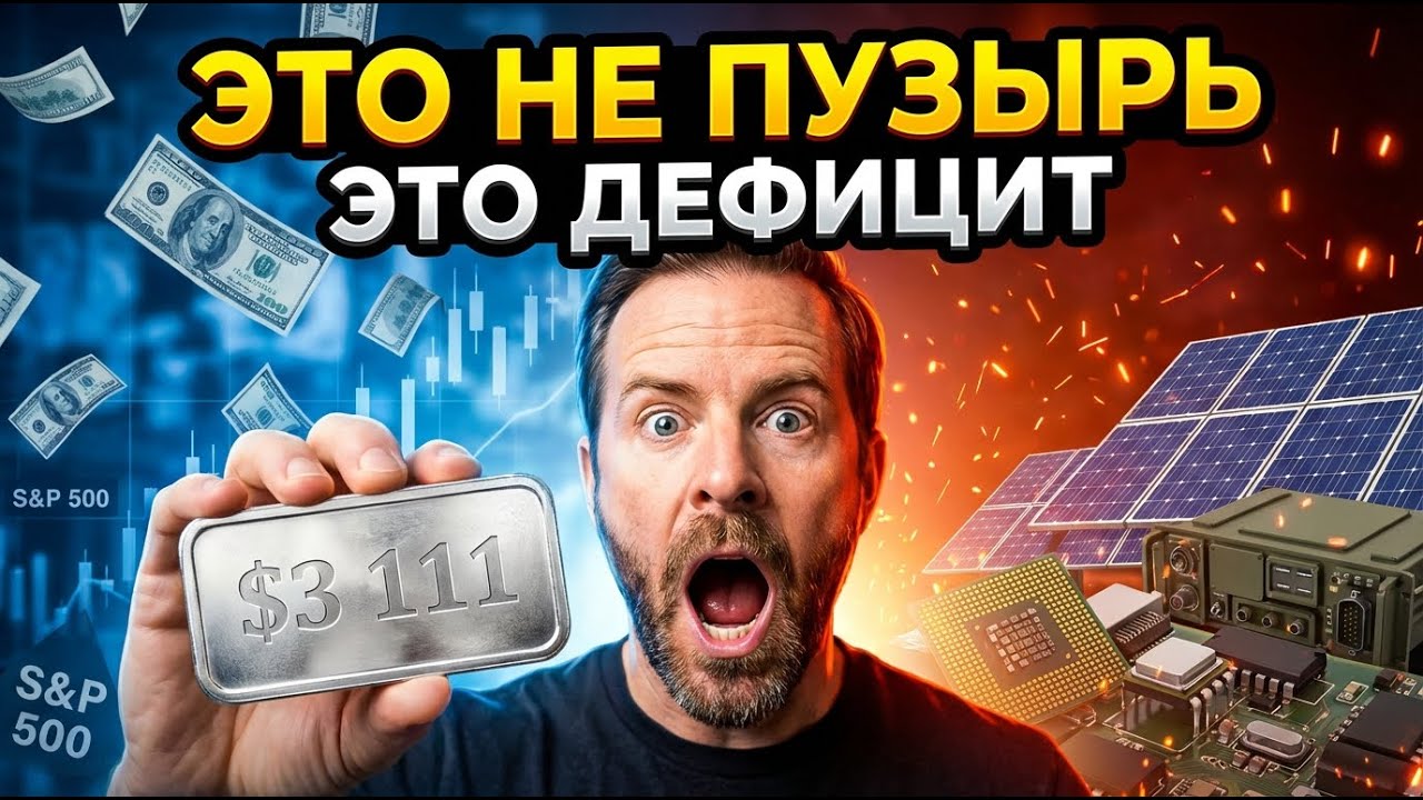 Серебро по $3 111 — не прогноз, а расчёт. Вот почему