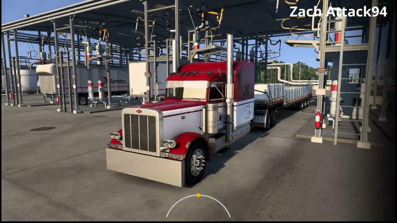 CAT C15 6NZ Straight pipe sound V5.0 Update | ATS 1.53