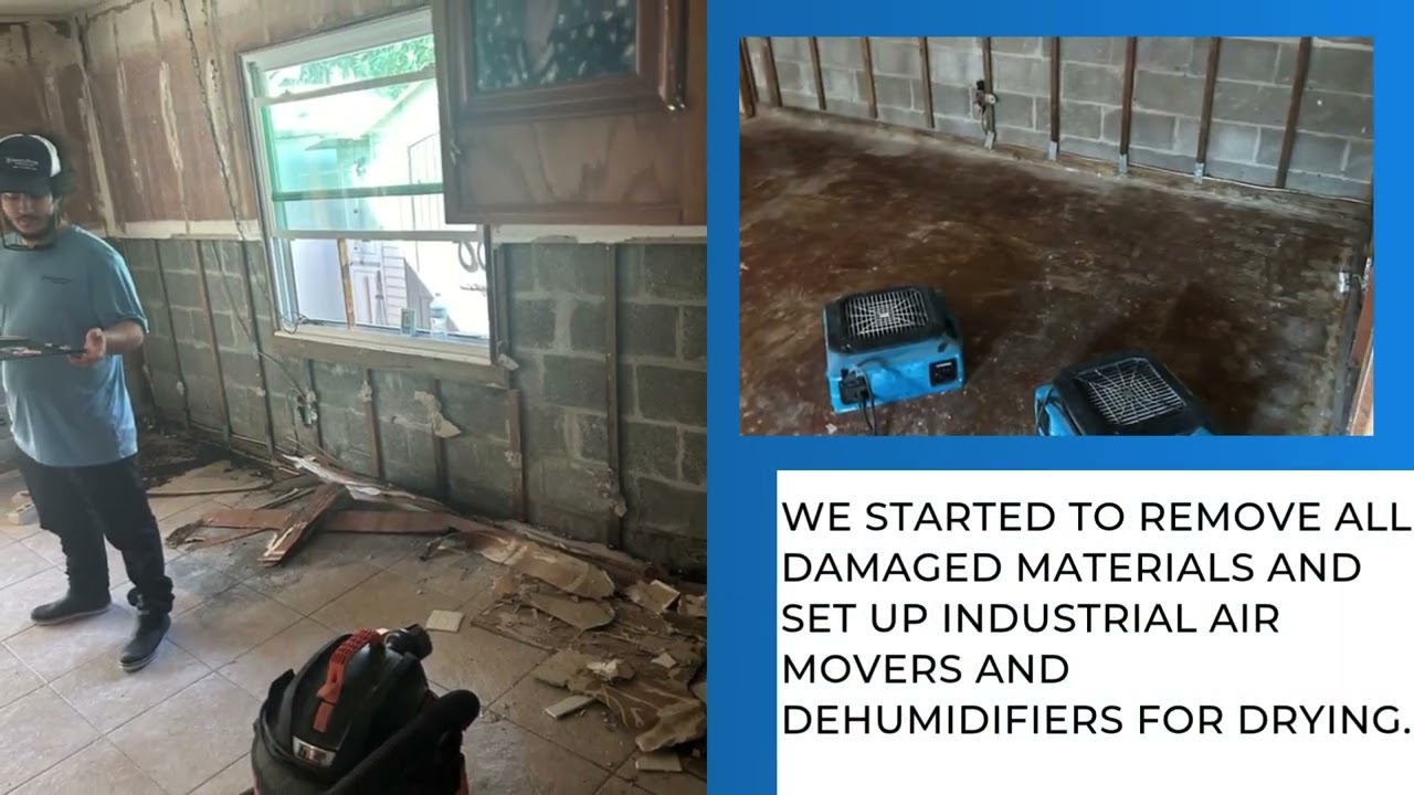 Water Damage Mitigation Project | Full Dry-Out & Prep for Restoration