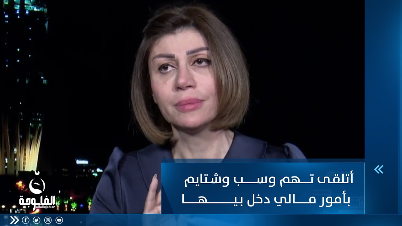 ايفان جابر تبكي على الهواء لأجل نازحي الفلوجة