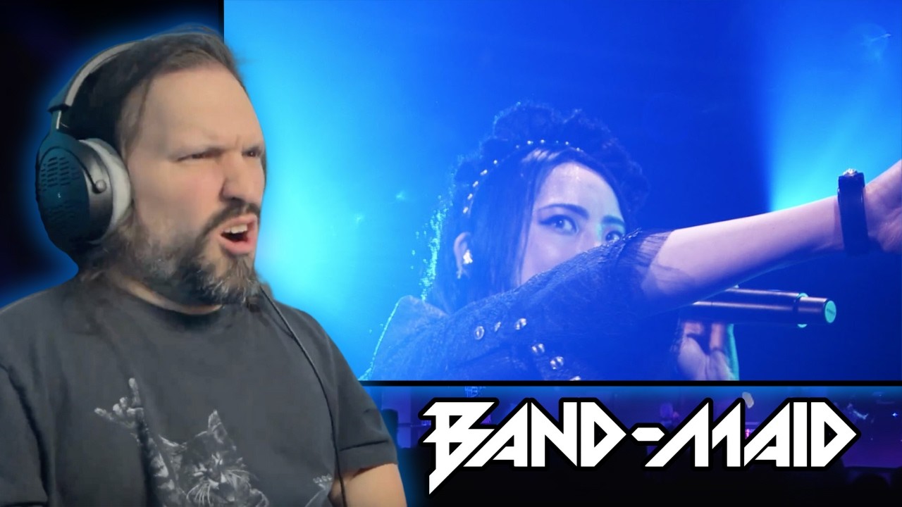 FIRST TIME Reacting To BAND-MAID / Magie (Official Live Video)