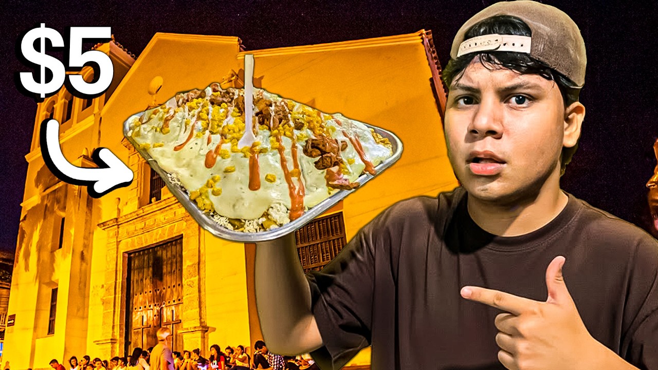Probando Comida Callejera en Cartagena ¿Es Buena?