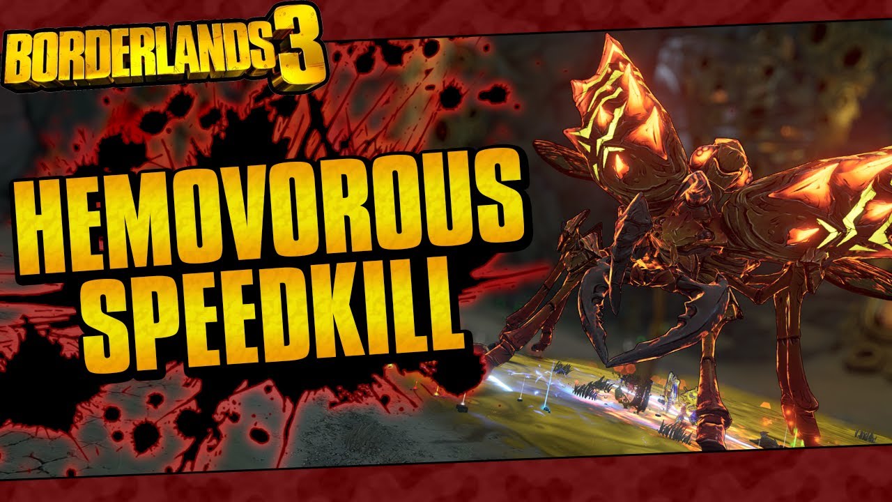 Borderlands 3 | Hemovorous The Invincible vs FL4K Speedkill