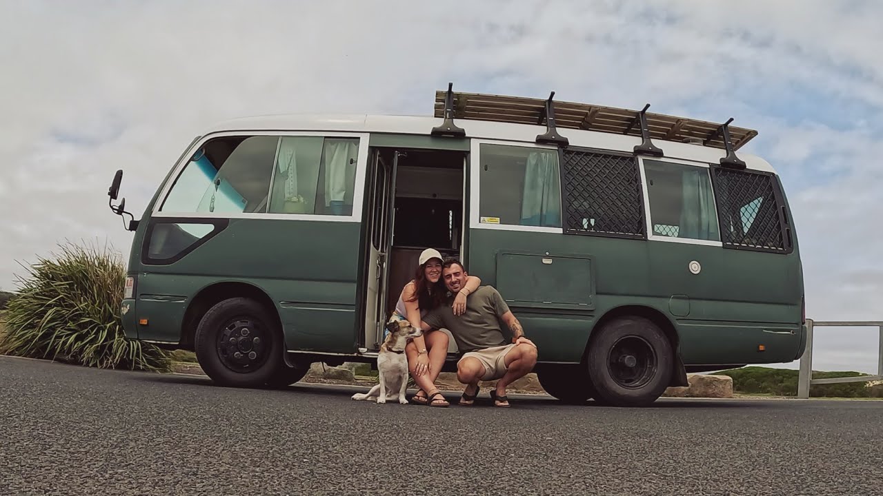 ПЕРВЫЙ тест-драйв нашего Toyota Coaster 1997 года. На пляж!