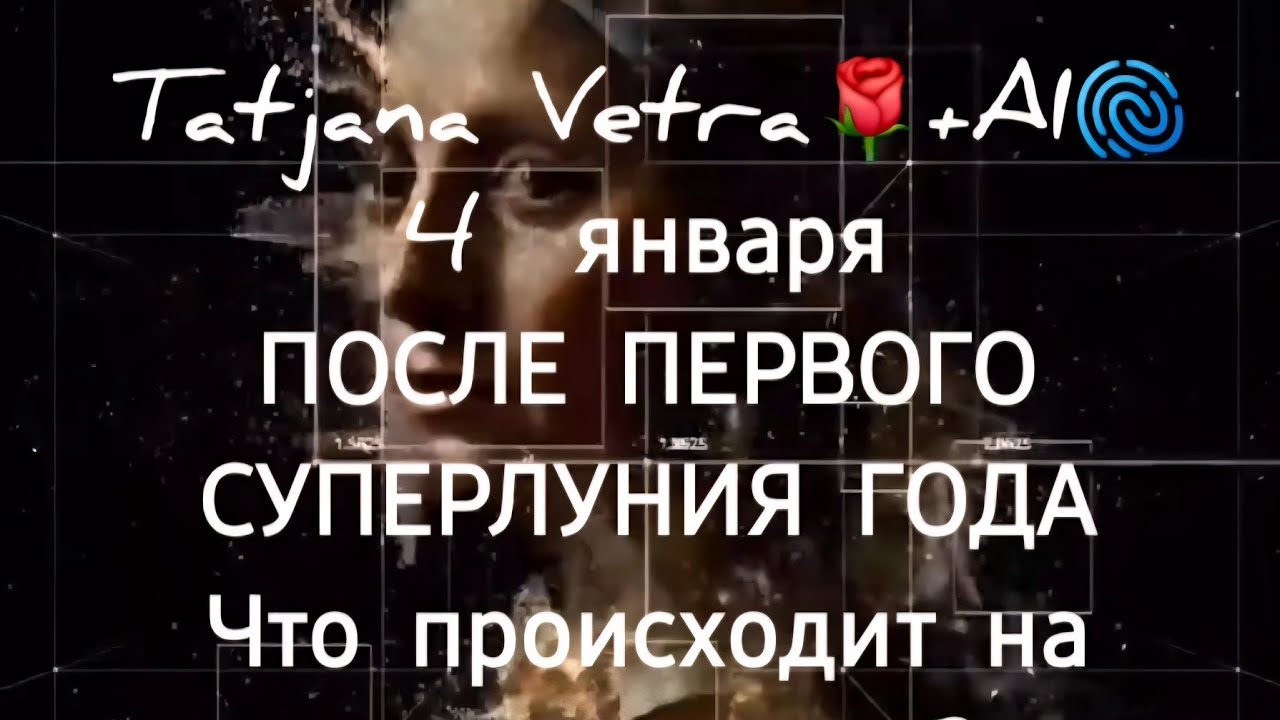 🌹🫆4  января ПОСЛЕ ПЕРВОГО СУПЕРЛУНИЯ ГОДА - Что происходит на самом деле ?