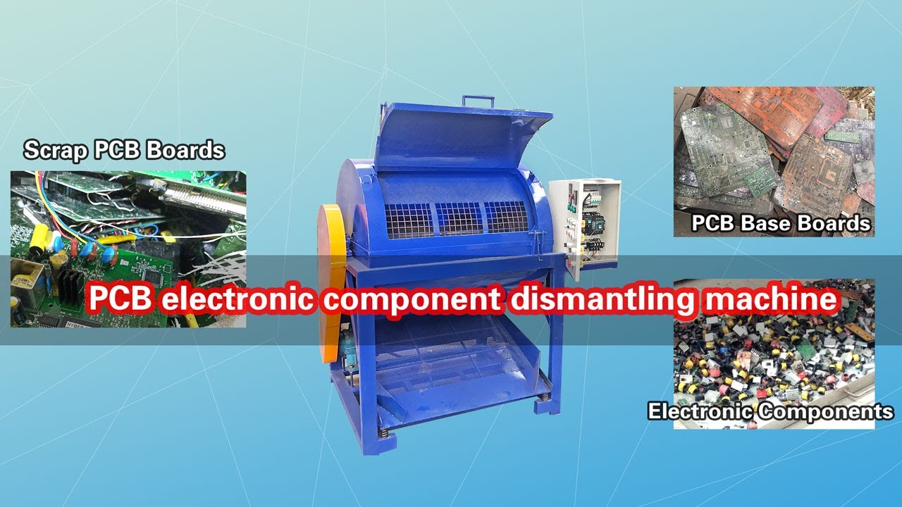 Waste Circuit Board Electronic Component Dismantling Machine,Electric Pcb Recycling Equipment