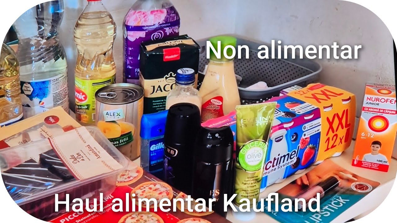 HAUL ALIMENTAR KAUFLAND ÎN VALOARE DE 900 DE LEI!UITATI CE SM CUMPĂRAT!🙊🙉
