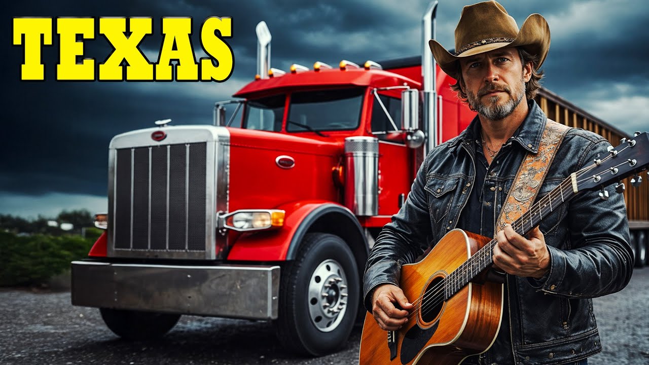 Real Texas Country Songs for Truckers on Midnight Highway Texas Country 🚛🌙🎸