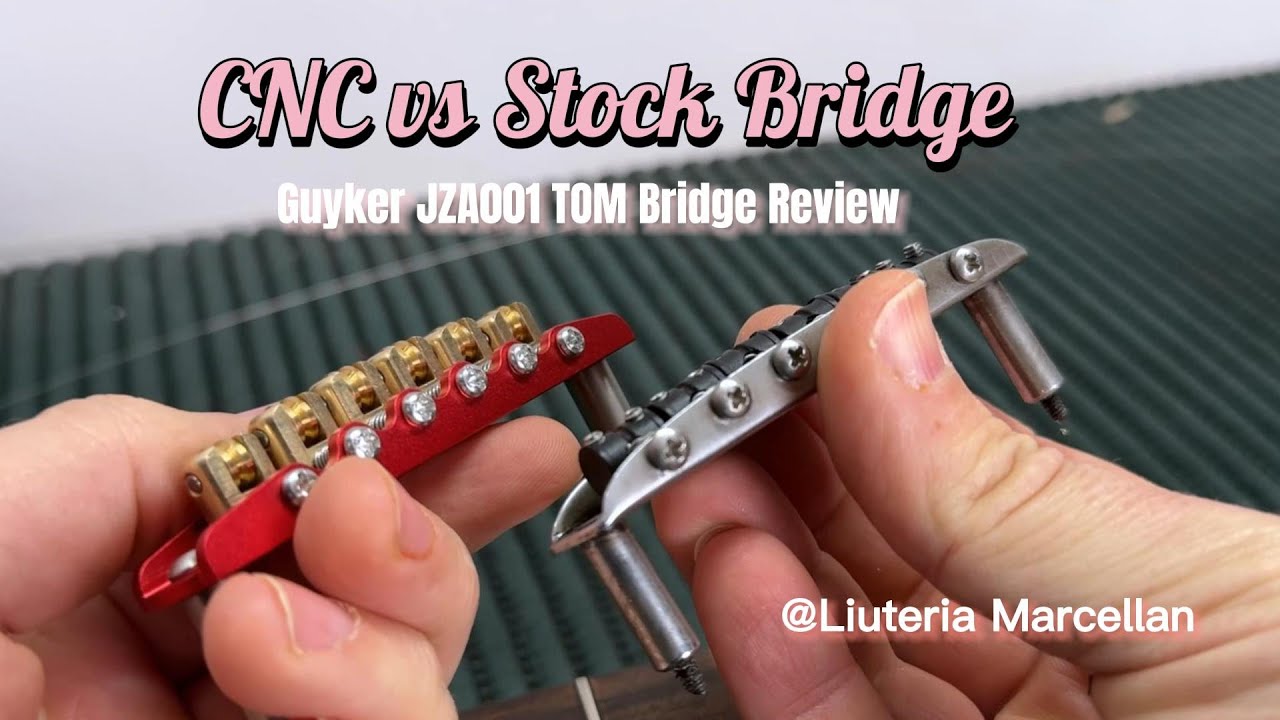 Guyker JZA001 vs Fender Stock TOM Bridge | Sustain & Build Quality Comparison 