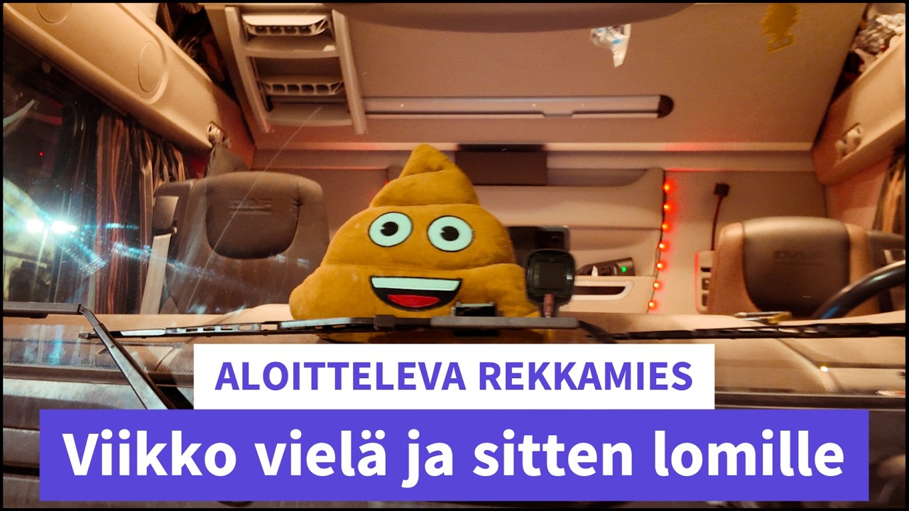 ALOITTELEVA REKKAMIES Viikko vielä ja sitten lomille