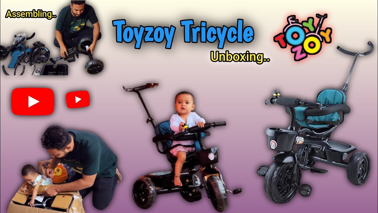 Toyzoy tricycle | Unboxing & Assembling | best tricycle for kids