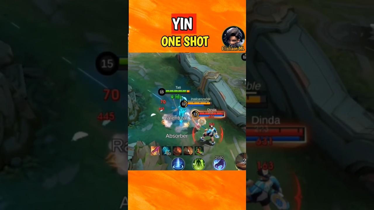 👉YIN ONE SHOT!🔥Best build and emblem/ Mobile legends 2025