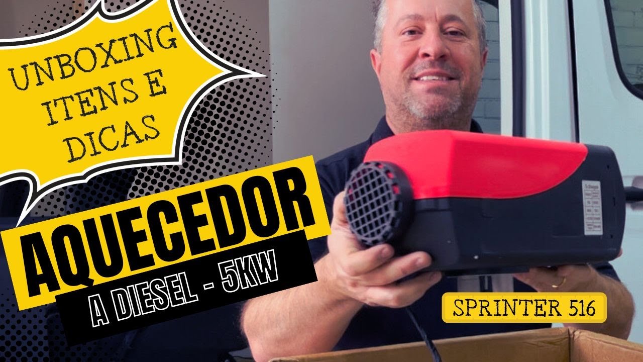 UNBOXING - AQUECEDOR A DIESEL - 12V - 24V - 5kW  | Ep 57 | Rotas Pelo Mundo