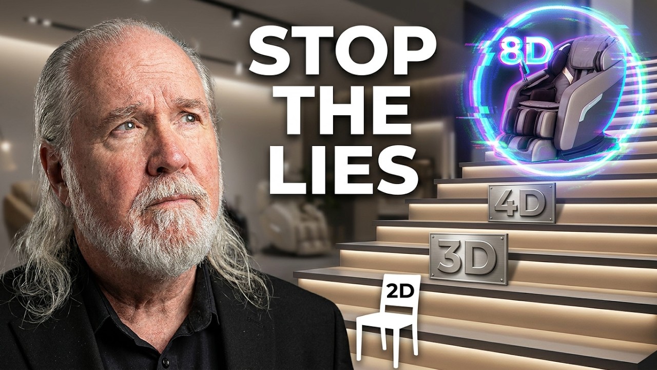 Massage Chairs: Confusing 2D,3D,4D,5D..., Explained.