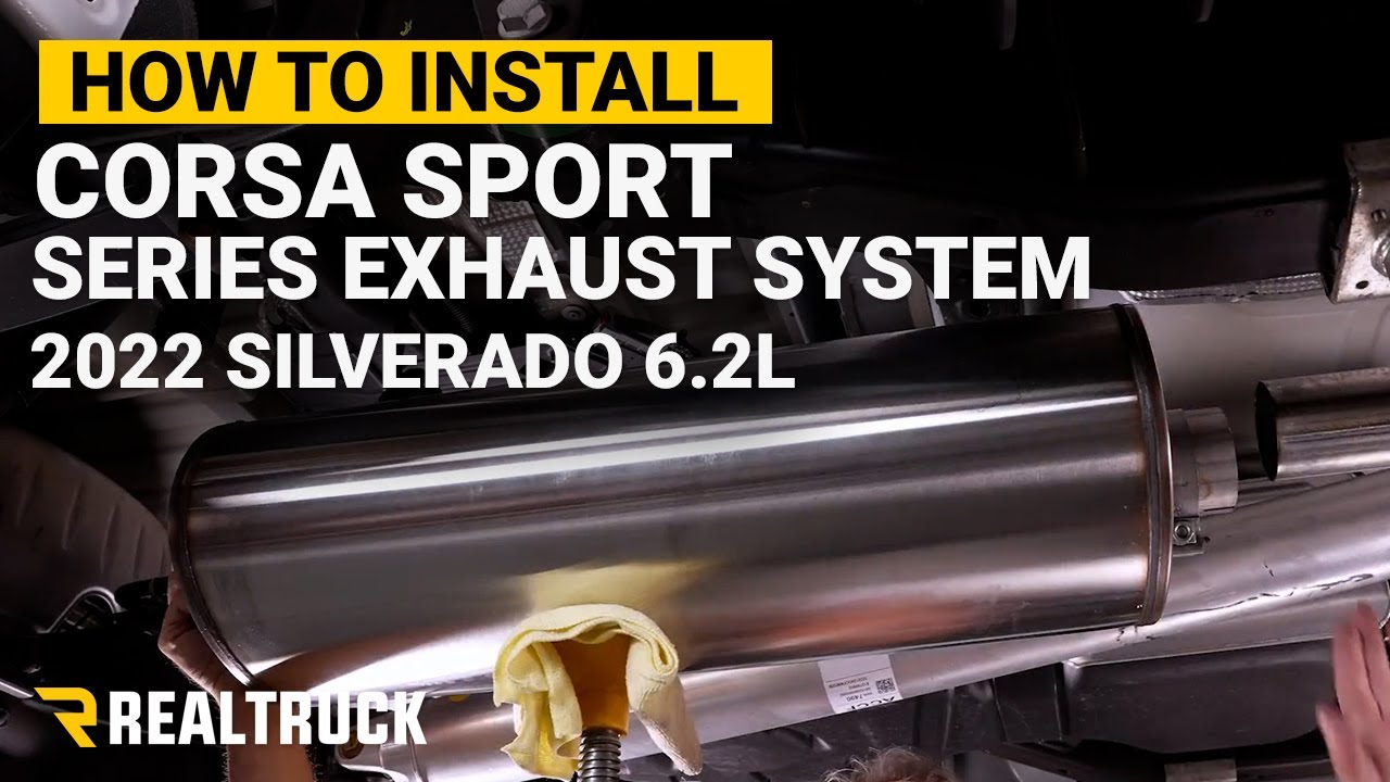 Как установить выхлопную систему Corsa Sport Series на Chevrolet Silverado 1500 6.2L V8 2022 года