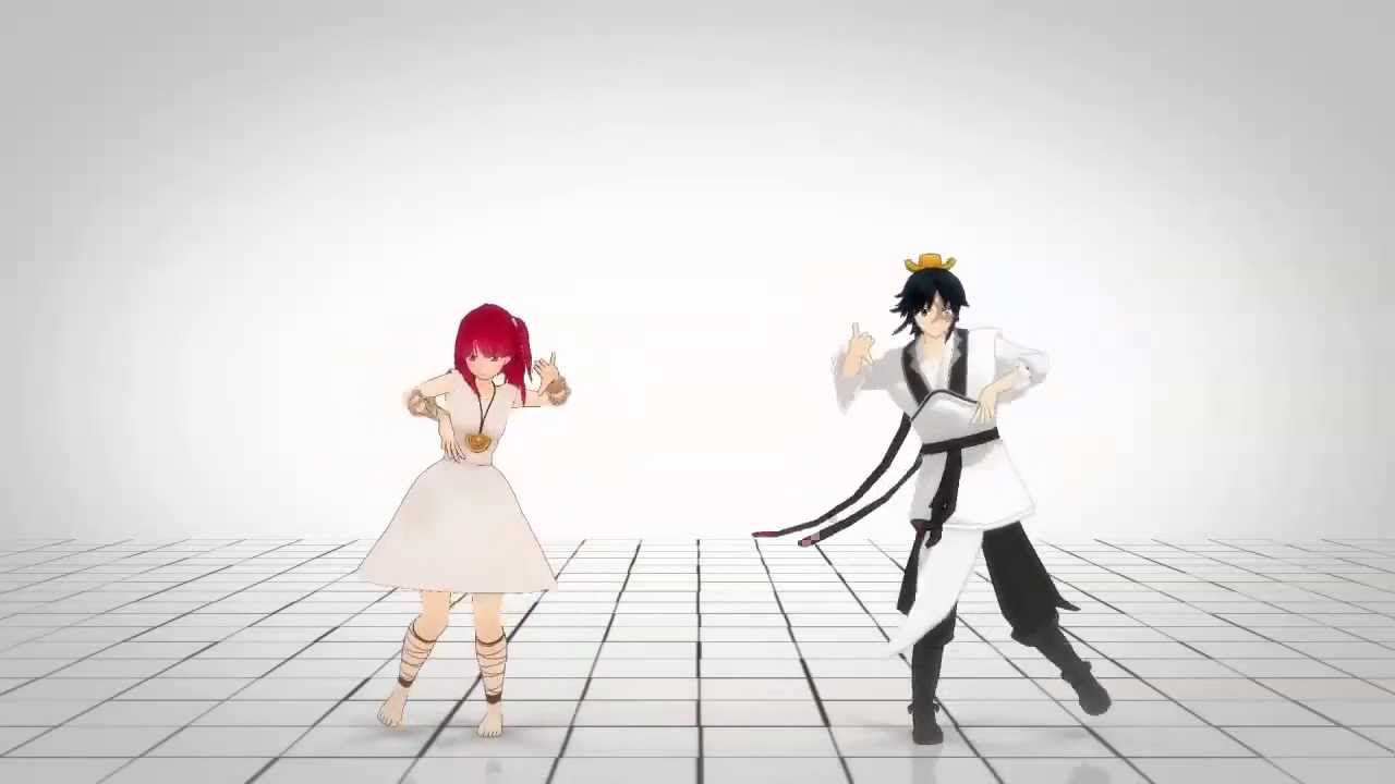 【MMD】白龍 とモルジアナで LOVE&JOY【マギ】