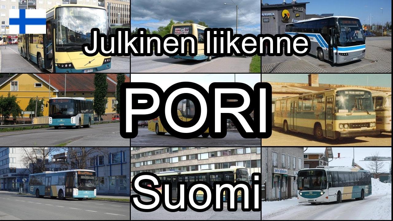 Pori, Suomi. Julkinen liikenne