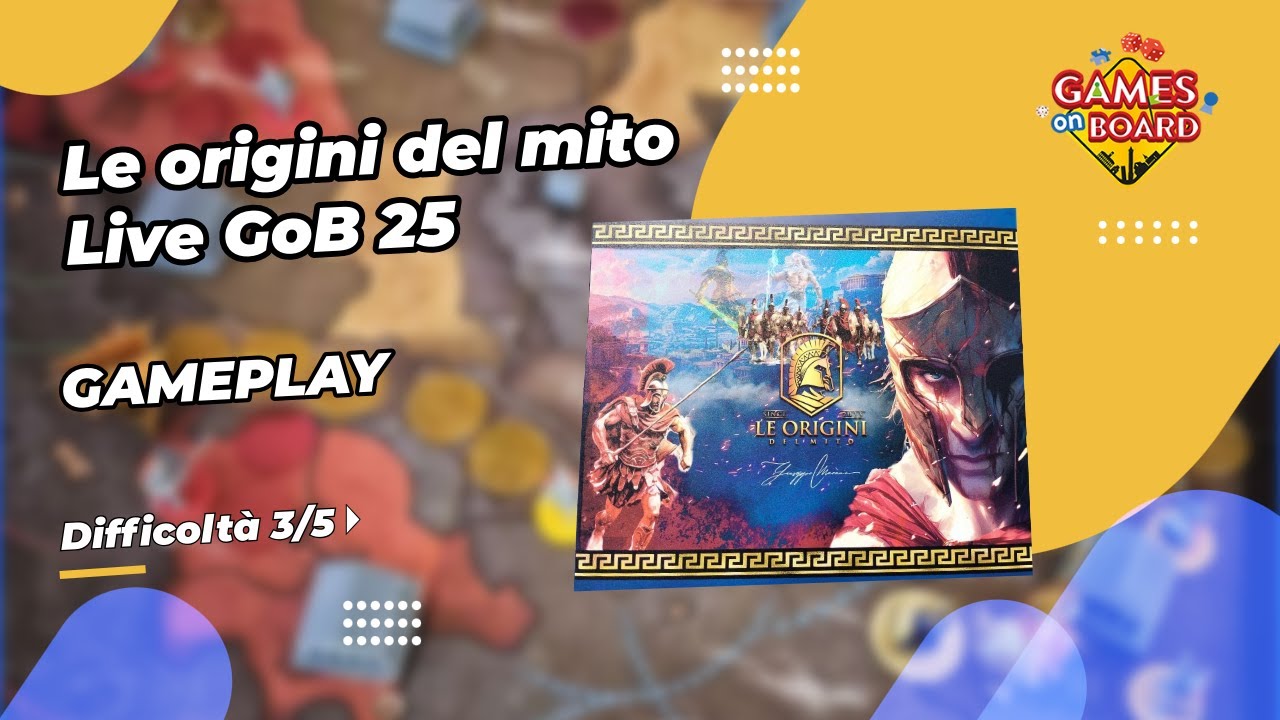Le Origini del Mito Gameplay completo con l'autore Beppe Marano e MattyChaos_90_ilNerdone 🧔🛡️⚔️