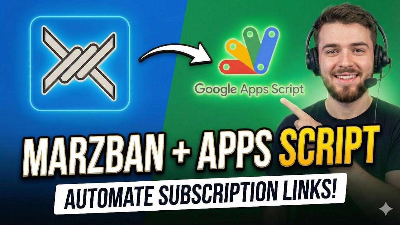 Host Marzban Subscription Link on Google Apps Script (Free Web App Method)