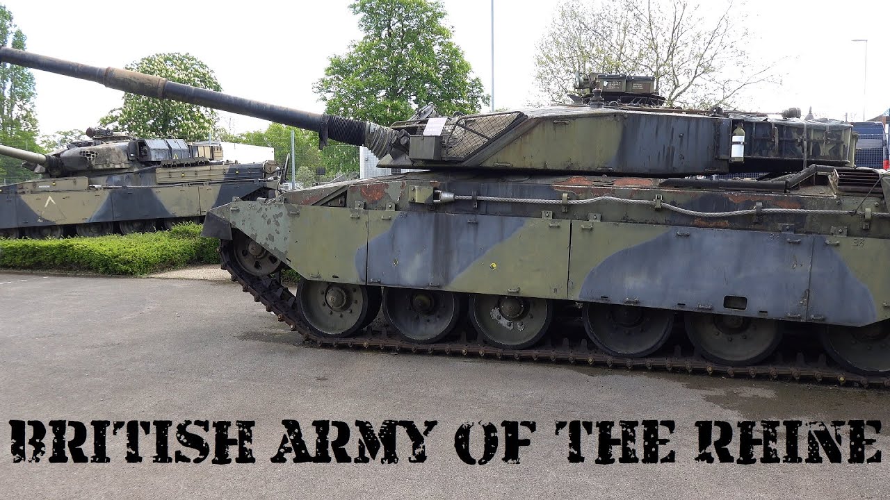BAOR Memories at Aldershot Military Museum British Army of the Rhine Chieftain Challenger Stalwart