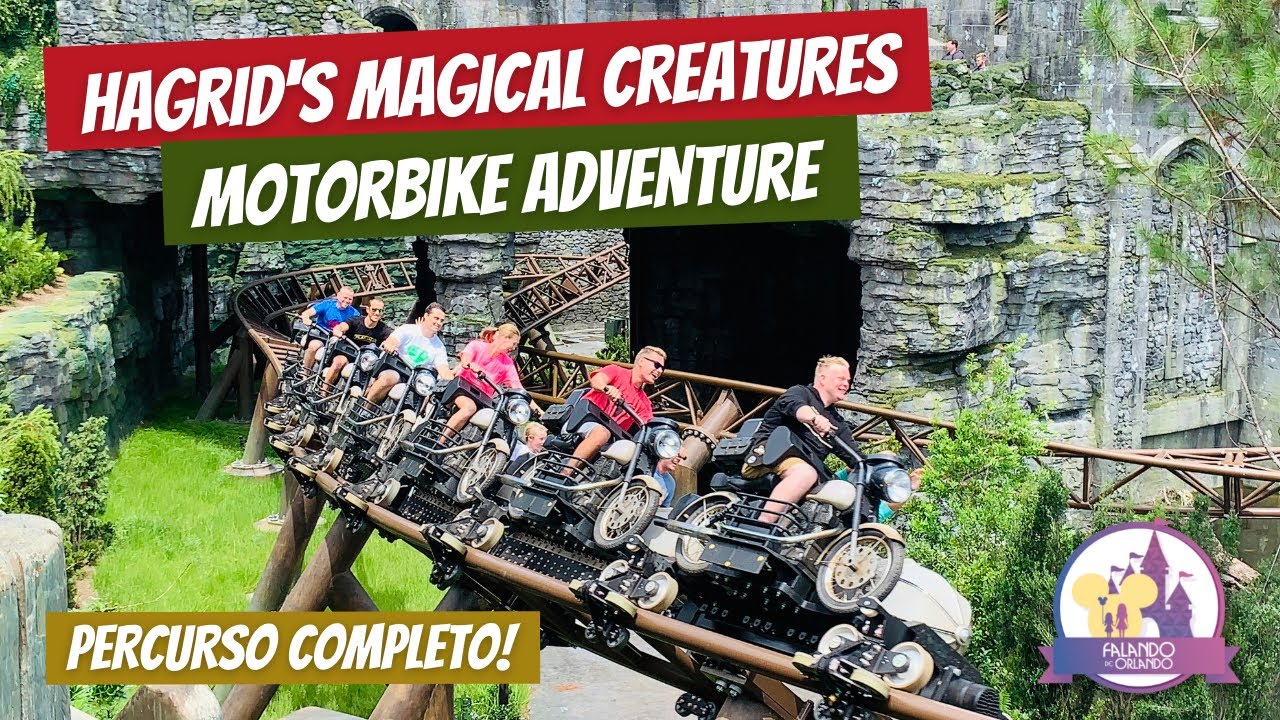 Percurso Completo Hagrid&rsquo;s Magical Creatures Motorbike Adventure - Montanha-Russa do Hagrid